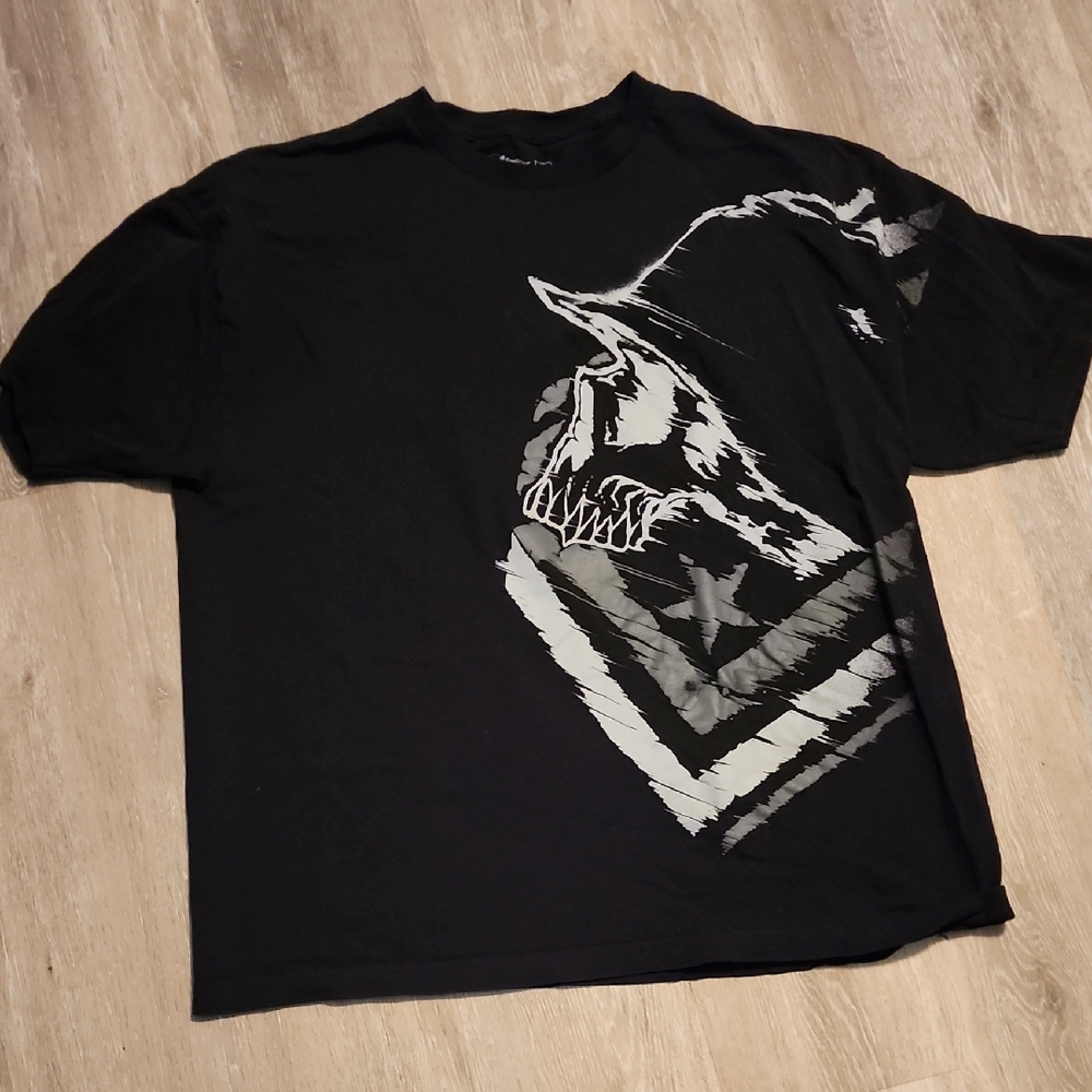 Metal Mulisha Black and Gray Short Sleeve Tees